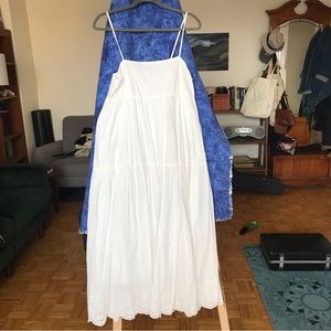 Mango white dress fully lined size 6